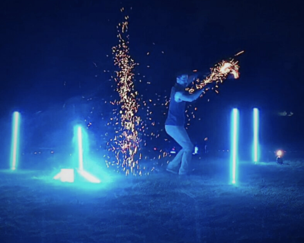 Mr. Poï durant la tournée En mouv' - Virée créative